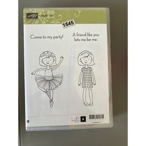 Stampin Up Stylin Girl NWT includes wood blocks